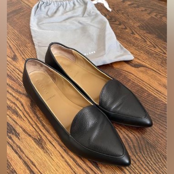 Everlane Leather Loafer In Black US Women Size 8.5 - Picture 2 of 2